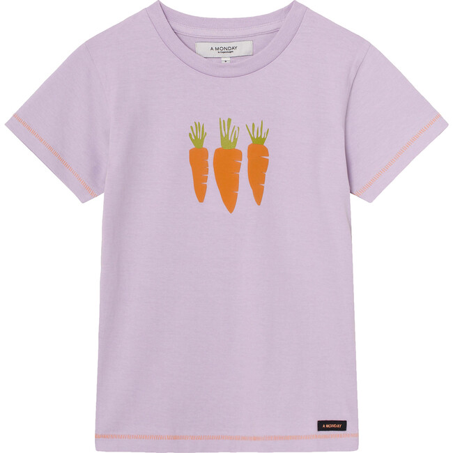 Carrot T-Shirt, Lavender Frost - T-Shirts - 1
