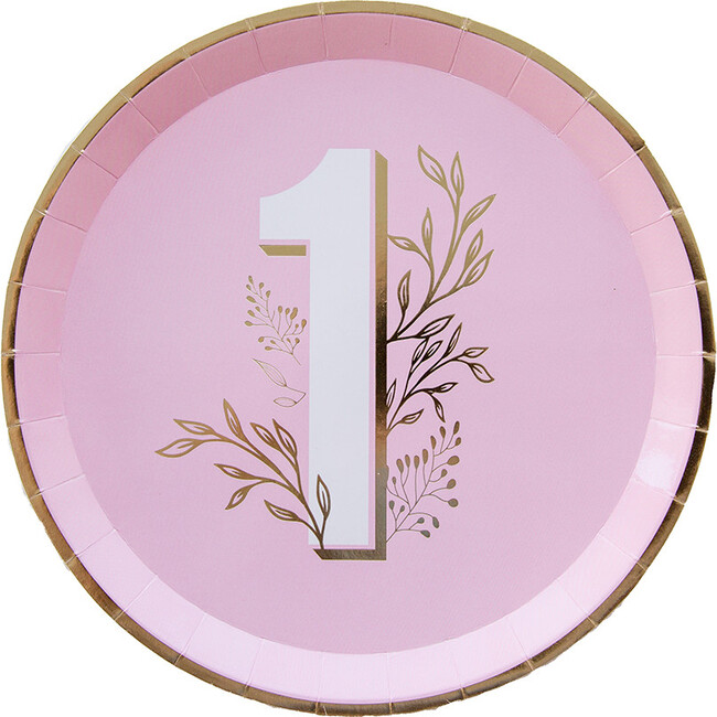 Onederland Dinner Plates, Pink - Tableware - 1 - zoom