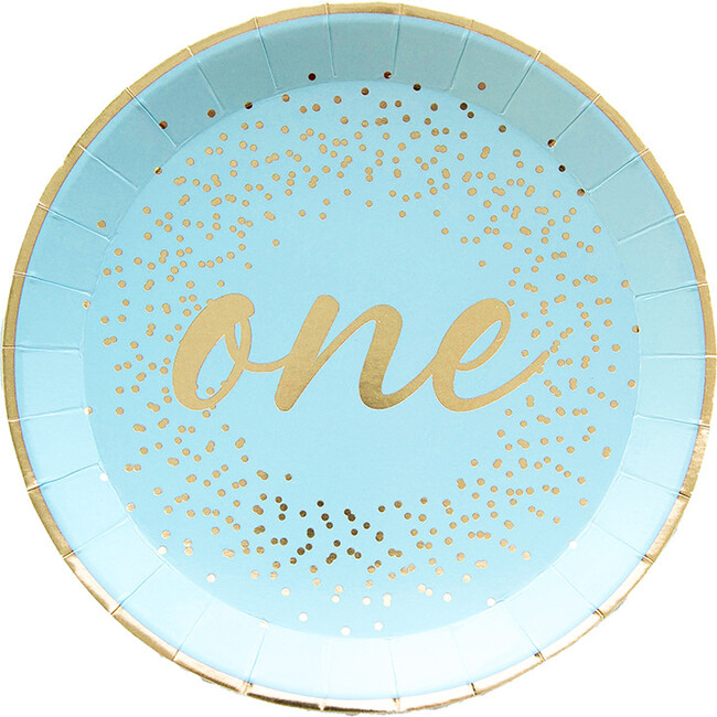 Onederland Dessert Plates, Blue - Tableware - 1