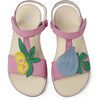 Twins Sandals, Pink & Fruits - Sandals - 1 - thumbnail