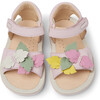 Twins Sandals, Pink & Green - Sandals - 1 - thumbnail