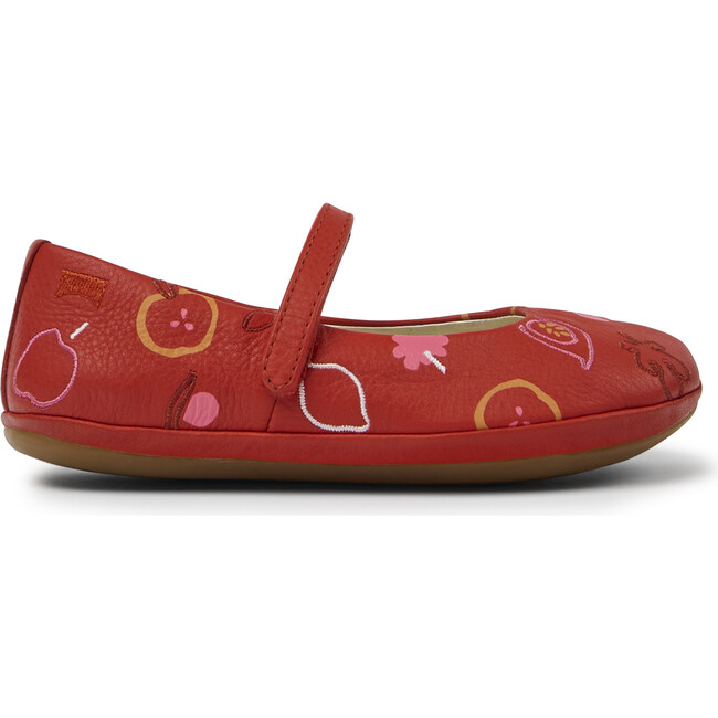 Twins Ballerinas, Red & Fruits - Flats - 3