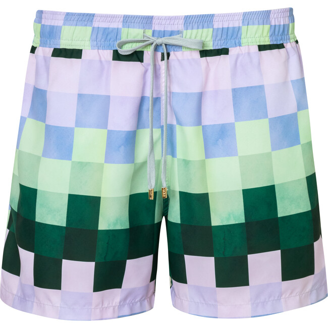 Men's Trunk Shorts, Green Buttercup