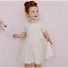Kiki Dress, Sand Pinstripe - Dresses - 2