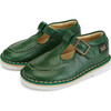 Parker Velcro T-Bar Shoe, Pea Green Leather - Mary Janes - 1 - thumbnail