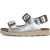 Spike Sandal, Silver Leather - Sandals - 2