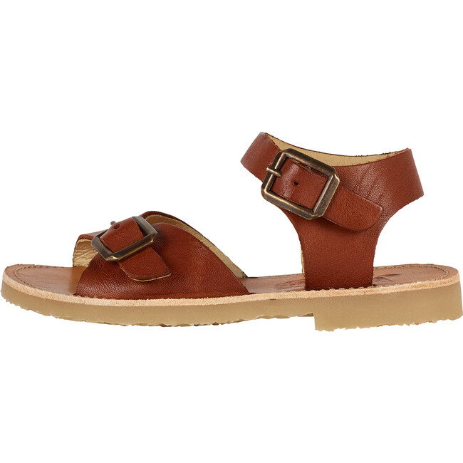 Sonny Sandal, Chestnut Brown Leather - Sandals - 2