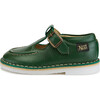 Parker Velcro T-Bar Shoe, Pea Green Leather - Mary Janes - 2