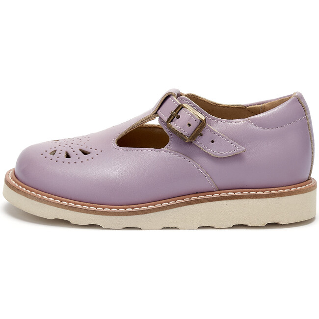 Rosie T-Bar Shoe, Lilac Leather - Mary Janes - 2