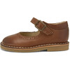 Martha Velcro Mary Jane Shoe, Tan Burnished Leather - Mary Janes - 2