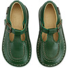 Parker Velcro T-Bar Shoe, Pea Green Leather - Mary Janes - 3