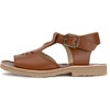 Belle T-Bar Sandal, Chestnut Brown Leather - Sandals - 2