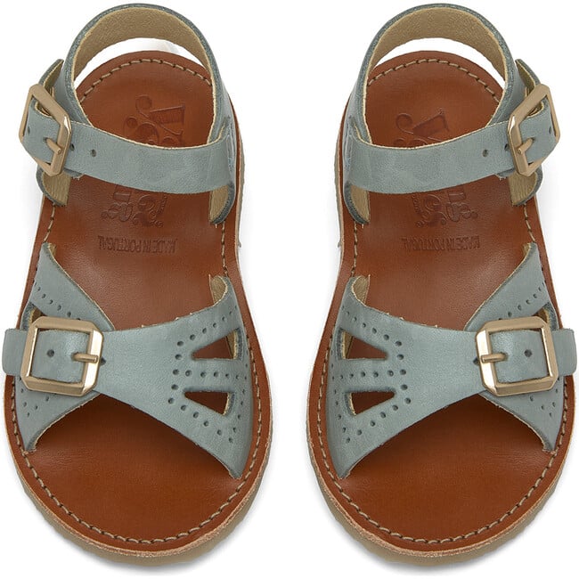 Pearl Sandal, Smokey Sage Leather - Sandals - 3