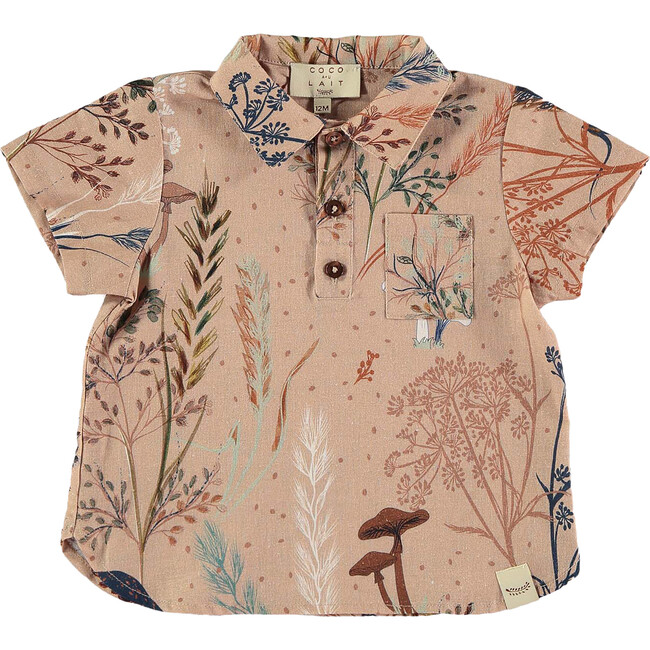 Mushroom Forest Baby Shirt, Print