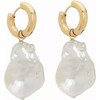 Nicki Pearl Hoop Earrings - Earrings - 1 - thumbnail