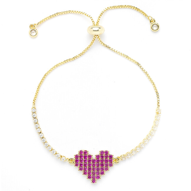 Women's Tetris Heart Bracelet