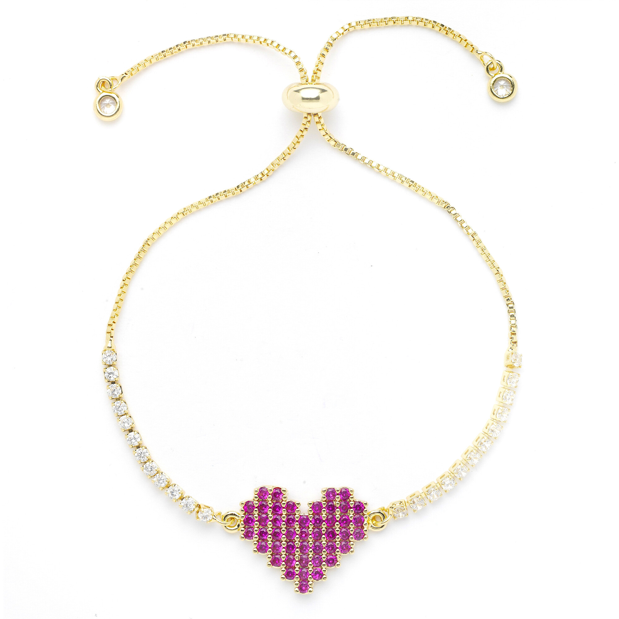 Women's Tetris Heart Bracelet - Bracelets - 1