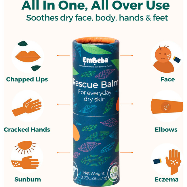 Adult Rescue Balm (Full Size) - Skin Treatments & Rash Creams - 4