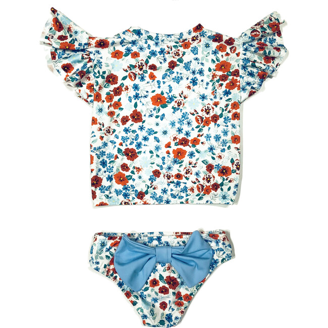 Wendy Rash Guard Set, Poppy - Piccoli Principi Swim | Maisonette