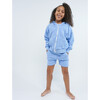 French Terry Sweat Shorts, Periwinkle Blue - Shorts - 2