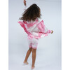 French Terry Zip Up Hoodie Sweatshirt, Pink Tie Dye - Sweatshirts - 2