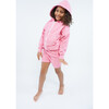 French Terry Sweat Shorts, Vintage Hot Pink - Shorts - 3