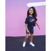 Game Changer Tie Dye Crop Tee, Black Tie Dye - T-Shirts - 4