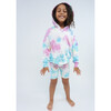 French Terry Zip Up Hoodie Sweatshirt, Rainbow Tie Dye - Sweatshirts - 5