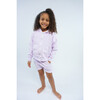 French Terry Zip Up Hoodie Sweatshirt, Lavender - Sweatshirts - 4