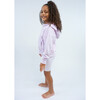 French Terry Zip Up Hoodie Sweatshirt, Lavender - Sweatshirts - 5