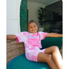Artist at Work Tie Dye Crop Tee, Pink - T-Shirts - 4