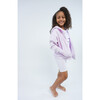 French Terry Zip Up Hoodie Sweatshirt, Lavender - Sweatshirts - 8