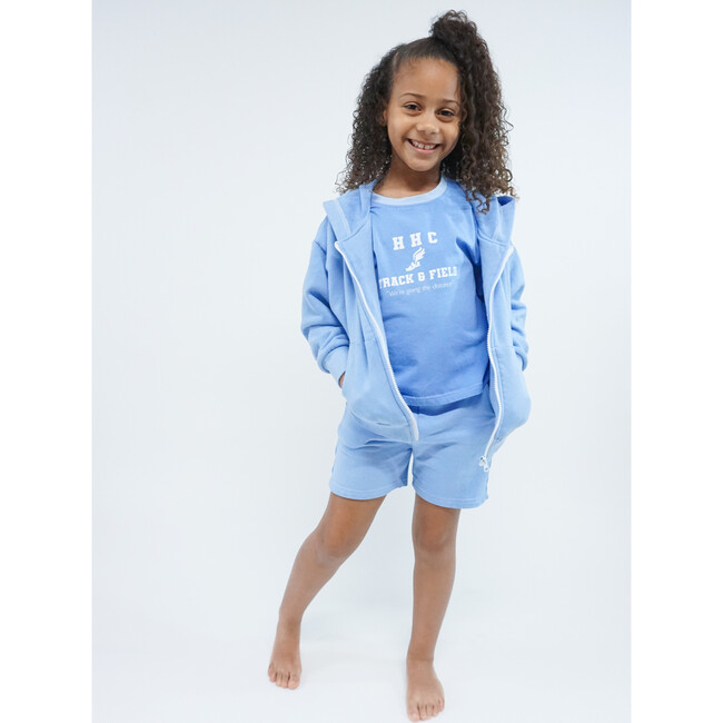HHC Track & Field Vintage Graphic Tee, Periwinkle Blue - T-Shirts - 8