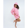 French Terry Zip Up Hoodie Sweatshirt, Vintage Hot Pink - Sweatshirts - 7