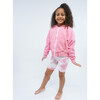 French Terry Zip Up Hoodie Sweatshirt, Vintage Hot Pink - Sweatshirts - 8