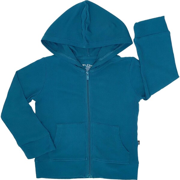 Bamboo Zip Up Hoodie, Ocean Lev Baby Exclusives