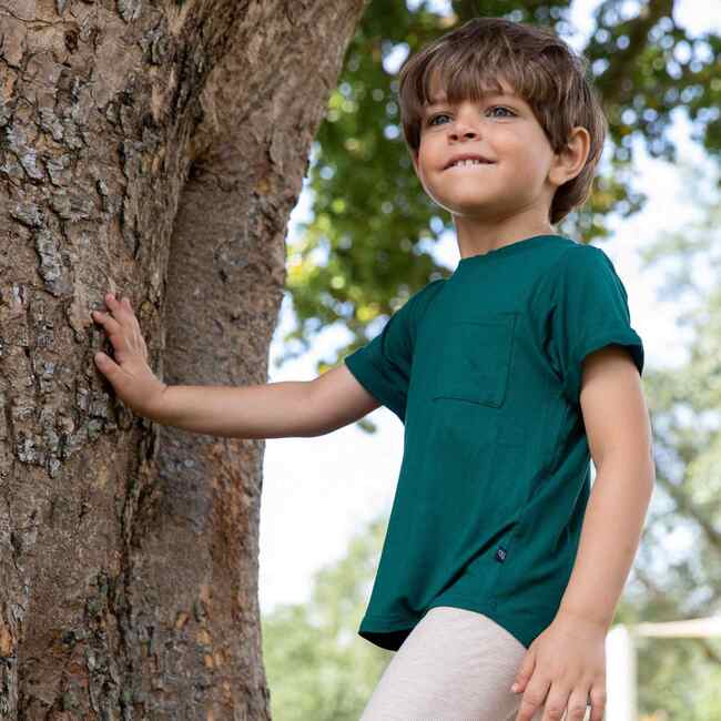 Bamboo T-shirt, Evergreen - Tees - 2