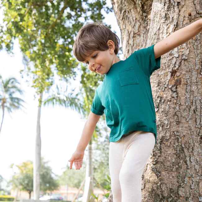 Bamboo T-shirt, Evergreen - Tees - 3