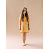 Women's Cotton Gauze House Dress, Saffron - Dresses - 2