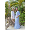 Women's Champagne Tunic, Baby Blue - Dresses - 3