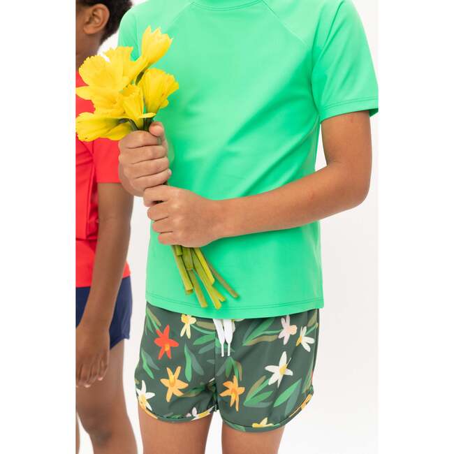 Drawstring Trunks, Daffodils - Swim Trunks - 3