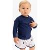 Drawstring Trunks, Moons - Swim Trunks - 3