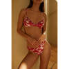 Women's Bowe Top Ruffle, Vintage Tiki - Two Pieces - 2