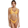 Women's Lex Underwire Top, Golden Floral - Two Pieces - 1 - thumbnail
