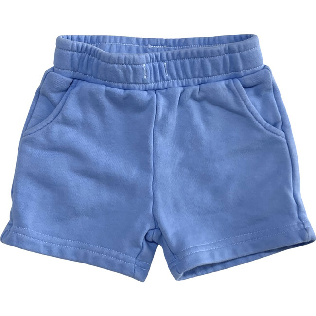 French Terry Sweat Shorts, Periwinkle Blue