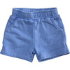 French Terry Sweat Shorts, Periwinkle Blue - Shorts - 1 - thumbnail