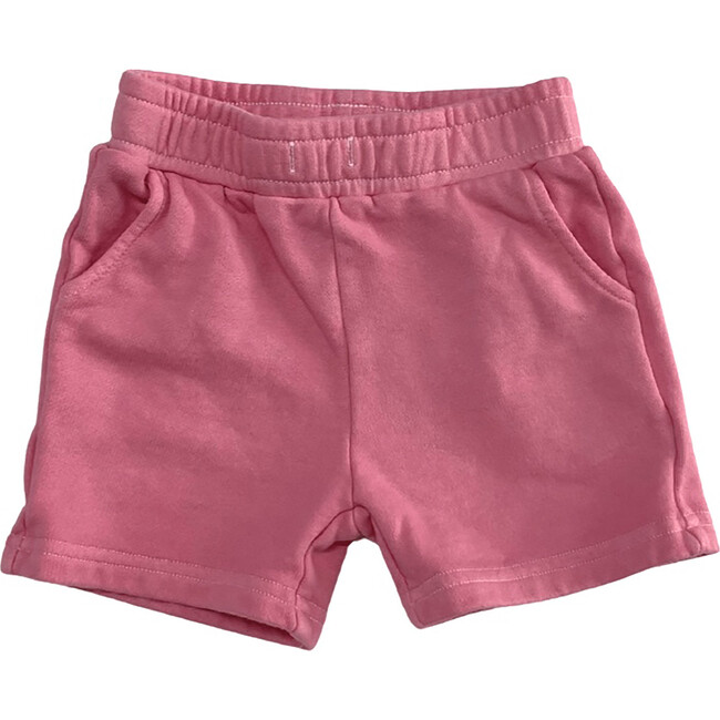 French Terry Sweat Shorts, Vintage Hot Pink