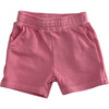 French Terry Sweat Shorts, Vintage Hot Pink - Shorts - 1 - thumbnail