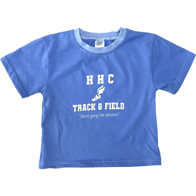 HHC Track & Field Vintage Graphic Tee, Periwinkle Blue
