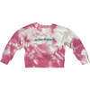 Arist at Work Tie Dye Crew Neck Sweatshirt, Pink - Sweatshirts - 1 - thumbnail